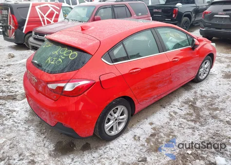 2017 Chevrolet Cruze Lt Auto z USA, uszkodzony, nr VIN 3G1BE6SM3HS510336